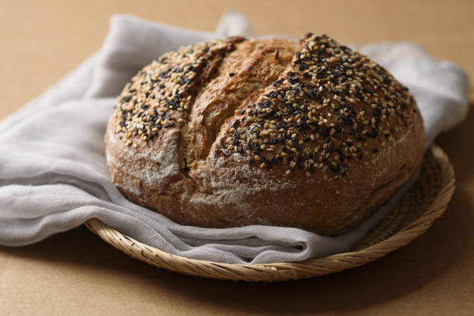 Pan con linaza