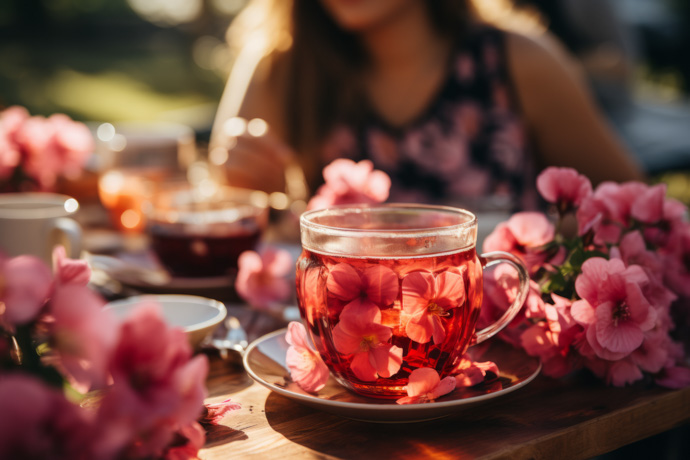 Propiedades ansiolíticas del té de hibisco.