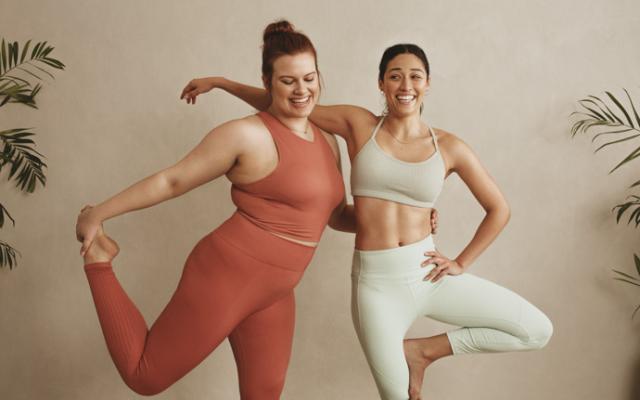 Ejemplo de cuerpo ectomorfo en mujeres.