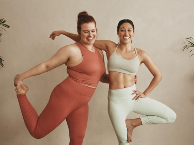 Ejemplo de cuerpo ectomorfo en mujeres.