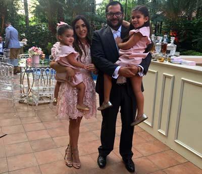 Guido Jalil Ripalda y su familia.